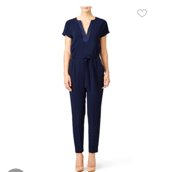 trina turk navy jumpsuit